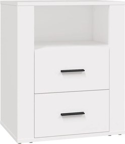 vidaXL Noptieră, alb, 50x36x60 cm, lemn compozit