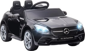 AIYAPLAY Mașină Electrică pentru Copii 3-6 Ani cu 2 Motoare, Telecomandă și Design Sportiv, Dimensiuni 107x62,5x44 cm, Negru | Aosom Romania