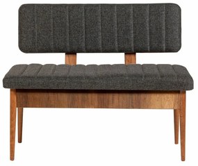 Bancă Vina Anthracite and Walnut