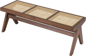 Banca design vintage LUX Arnaud, lemn maro 113480 HZ