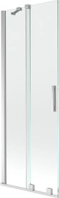 Mexen Velar paravan de baie cu 2 uși glisante 70 x 150 cm, transparent, crom - 896-070-000-01-01