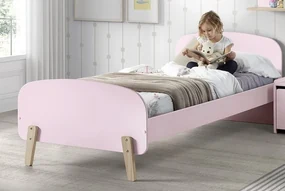 Această combinație KIDDY în roz constă dintr-un pat (90x200), noptieră, 2 rafturi de perete (45 și 65 cm), bară de siguranță și cutie de jucării.