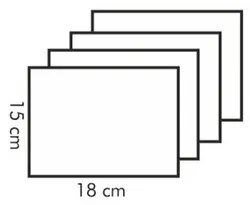 Tescoma Șervețele pentru ciuperci CLEAN KIT 18 x15 cm, 4 buc.