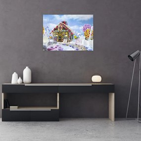 Tablou - Căsuță de turtă dulce (70x50 cm)
