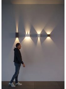 Redo 90294 - Aplică LED de exterior VARY 2xLED/10W/230V 3000K IP54 albă