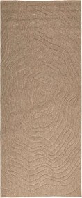 vidaXL Covoare de zonă Moiré AGIRA natural 200 x 80 cm Poliester