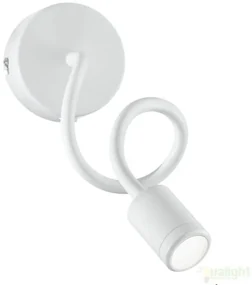 Aplica de perete cu brat flexibil, finisaj alb, LED FOCUS AP1 097183
