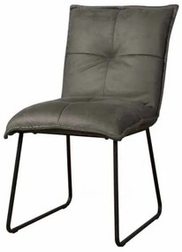 Scaun piele artificiala Seda gri