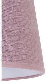 Duolla - Abajur pentru lampă de birou CLASSIC M E27 pr. 24 cm roz