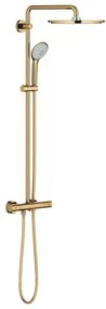 Coloana de dus cu baterie termostatata auriu Grohe Euphoria 310