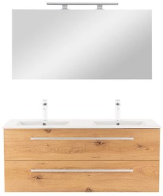 Mobilier complet de baie Vario Clam 120 stejar-stejar
