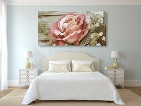 Tablou trandafir vintage elegant
