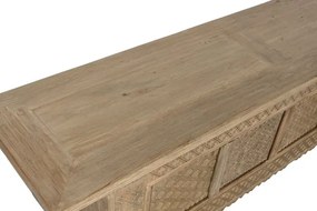 Comoda TV din lemn masiv sculptat, Nadoria