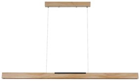 Lustră LED pe cablu LED/22W/230V 4000K 120 cm pin/lemn masiv