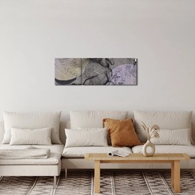 Tablou - Design (cu ceas) (90x30 cm)