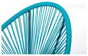 Fotoliu împletit de grădină Le Bonom Avocado, albastru