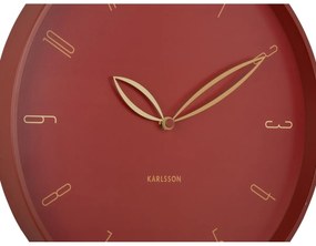 Karlsson 6012RD ceas de perete design roșu,diametru 40 cm