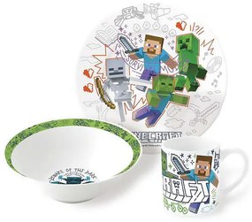 Minecraft Explore More set de veselă din porțelan în cutie cadou