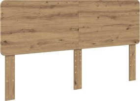 vidaXL Tăblie cap Stejar Artizanal 180 cm Lemn compozit