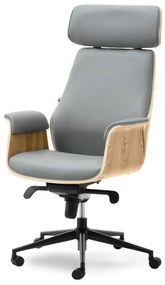 Fotoliu Lionel (stejar gri + negru). Promo -15%. 1110518