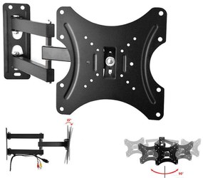 Suport TV de perete reglabil, 14&quot;-42&quot;