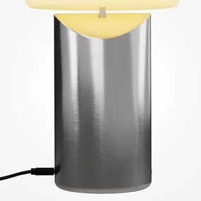 Veioza LED portabila/reincarcabila Topo gri