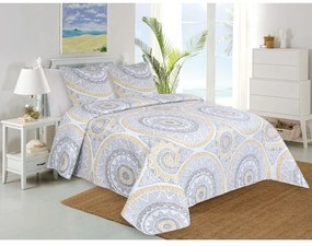 Cuvertură și 2 fețe de pernă My House Mandala, 220 x 240 cm