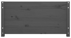 Pat de zi 3FT Single, gri, 90x190 cm, lemn masiv de pin