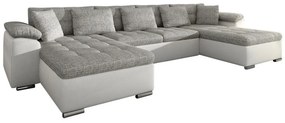 Colțar Miami 105Funcția de dormit, 375x155x76cm, 129 kg, Picioare: Plastic