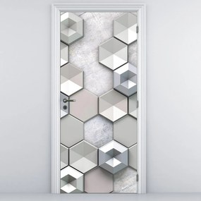 Fototapet pentru ușă - 3D Abstract (95x205cm)