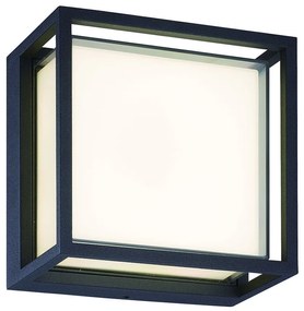 Plafoniera LED iluminat exterior modern IP65 CHAMONIX gri inchis