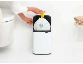 Cos de gunoi Brabantia Bo Small 1006621, 4 L, Deschidere lina si silentioasa, Baza antiderapanta, Alb