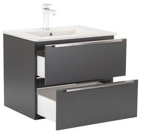 Dulap inferior Vario Trim 60 cu lavoar antracit-antracit
