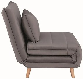 Fotoliu Spike velvet gri/fag Tap.139