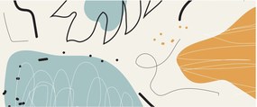 Tablou - Ilustrație de frunze (120x50 cm)