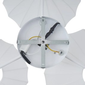 Plafonieră Japandi albă cu 3 lumini - Multi Bida