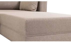 Colțar în L KORFU, crem, pe partea dreaptă