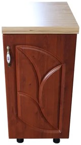 Corp inferior cu 1 Usa Dreapta Zebra, Wenge/MDF Cedru Frunza, blat Artar 40 x 85 x 60