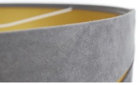 Lustră pe cablu SWING 1xE27/60W/230V gri/auriu