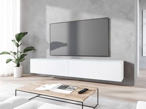 Dulap TV Dlana 180 MDF (Alb + Alb ) (cu iluminat LED alb). 1106212
