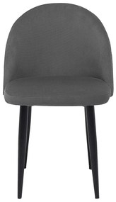 Set 2 buc. scaune pentru sufragerie Visla (gri). 1009935
