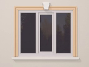 Ancadrament fereastra exterior FP133 dimensiuni 115x40x2000mm