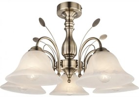 Lustra aplicata cu 5 brate, design clasic POSADAS 69007-5 GL