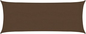 vidaXL Pânză parasolar, maro, 2x4,5 m, HDPE, 160 g/m²