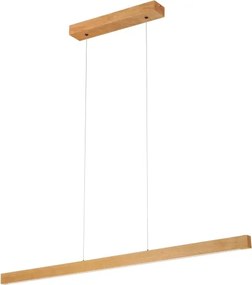 Lampă suspendată LED pe cablu VERDE LED/18W/230V 3000K 106 cm stejar