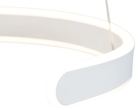 Design hanglamp wit incl. LED 3-staps dimbaar - Frank