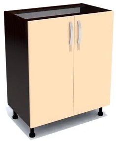 Corp inferior 60 cu 2 usi Zebra cappuccino