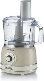 Robot de bucatarie Ariete Vintage 1781/03, 1000 W, 2,1 L, 2 viteze, Functie puls, Bej