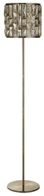 Lampa de podea design modern Bijou alama antic/ champagne