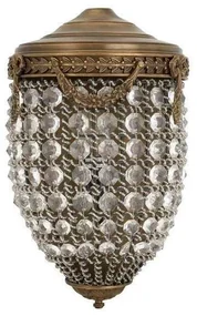 Aplica de perete mix timeless style, stralucitor, finisaj antique brass, Emperor 106133 HZ